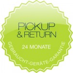 24 Monate Gebrauchtgeräte-Garantie mit Pickup & Return