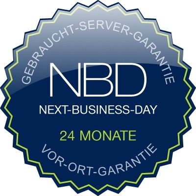 24 Monate Gebraucht-Server-Garantie mit Vor-Ort-Service
