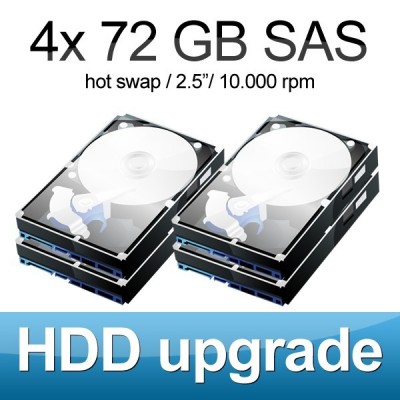 HDD-Upgrade auf 4x 72 GB
