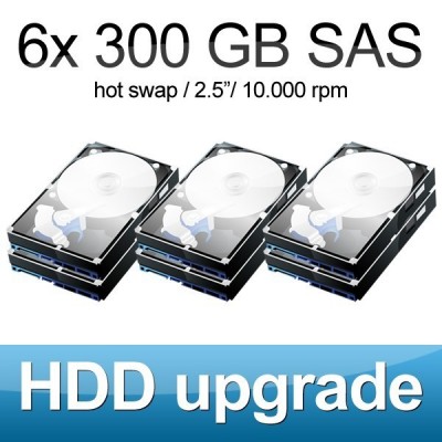 HDD-Upgrade auf 6x 300 GB