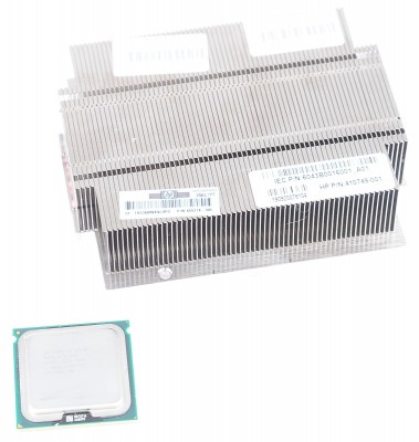 HP DL360 G5 XEON CPU E5405 2.0 GHz Quad Core SLAP2 + Kühlkörper 412210-001