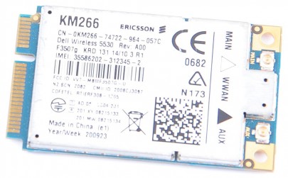 DELL WWAN 5530 Broadband 3G / HSDPA GPRS Modul für Notebooks 0KM266