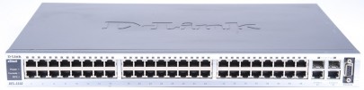 D-Link xStack Switch DES-3550 48 Port 10/100 Mbit/s + 4x Kombi-Gigabit SFP, 19" 1U