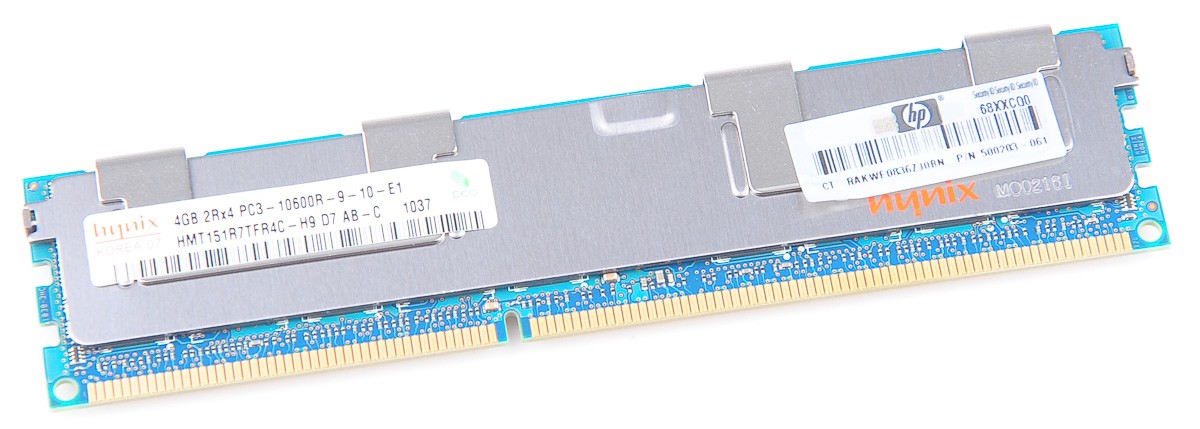 HP DDR3 RAM 4 GB PC3-10600R ECC CL9 500203-061