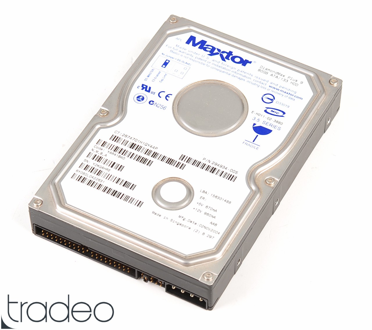 MAXTOR DiamondMax Plus 9 80GB ATA/133 HDD 80 GB ATA/IDE 3.5" Festplatte ...